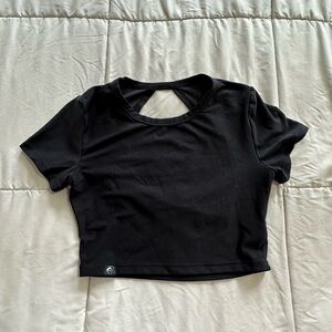 Alphalete Open Back Crop Top